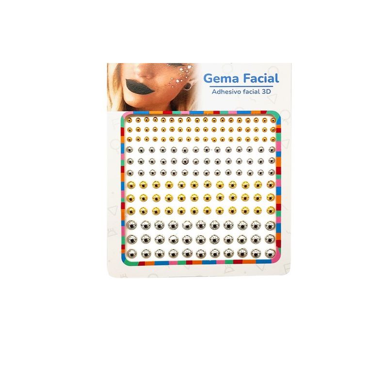 GENERICO - ADHESIVO DECO PERLAS GOLD/SILVER X1 UNI