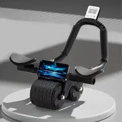 COREJOY - Rueda Ejercicios Abdominales con rebote automático-negro