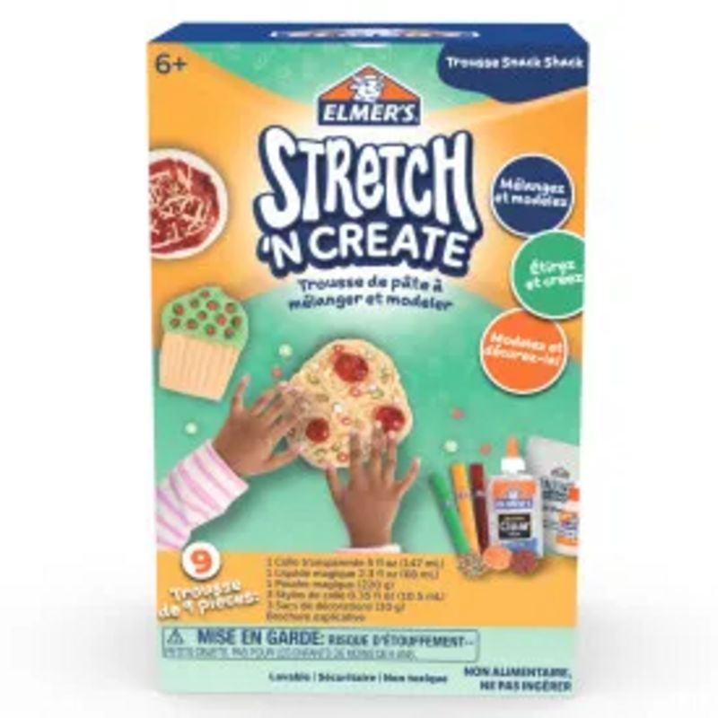 ELMERS - Kit de Masa Elmers Stretch Create Verde Amasa Pinta Colorea
