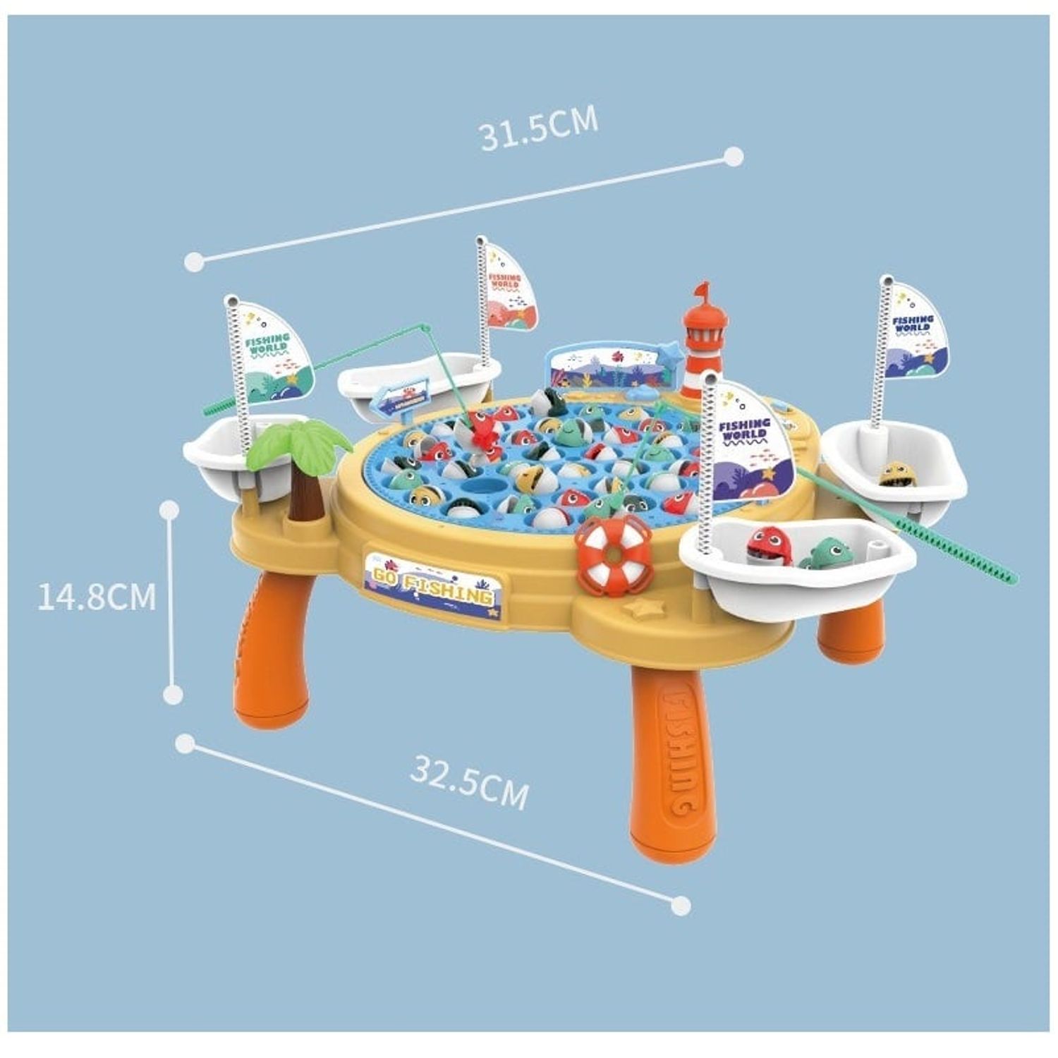 Juego De Pesca Magnético 4 En 1 De Dinosaurios Con Música Y Dino Pop-up – Ideal Para Niños De 2 A 5 Años