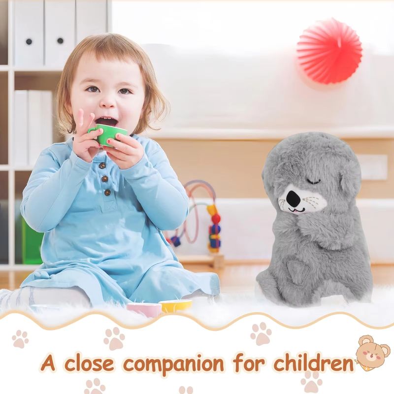 TATEE - Juguetes nutria Hora De Dormir muñeca Con Sonido Y Luz