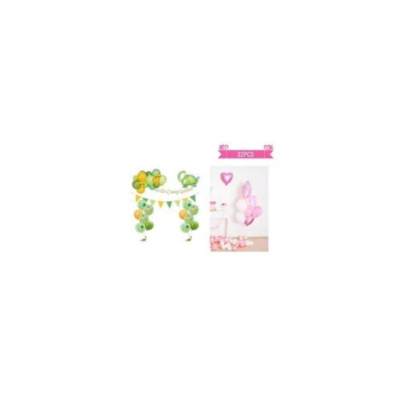 GENERICO - Set De Globos De Látex Con Dinosaurio De 32pcs