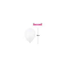 GENERICO - Globos De Látex Color Blanco Mate 35cm 50pcs
