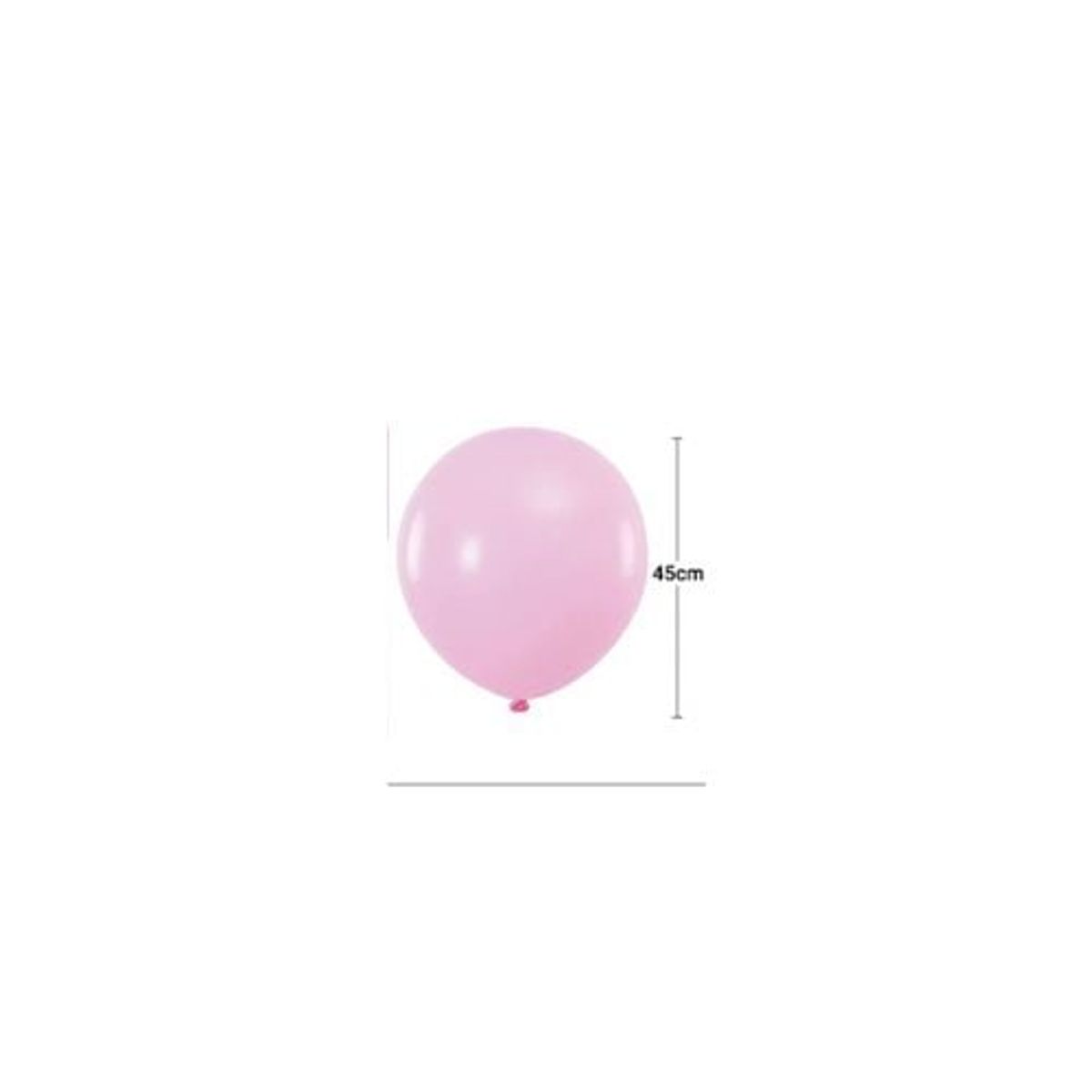 GENERICO - Globos De Látex Color Rosa Mate 45cm