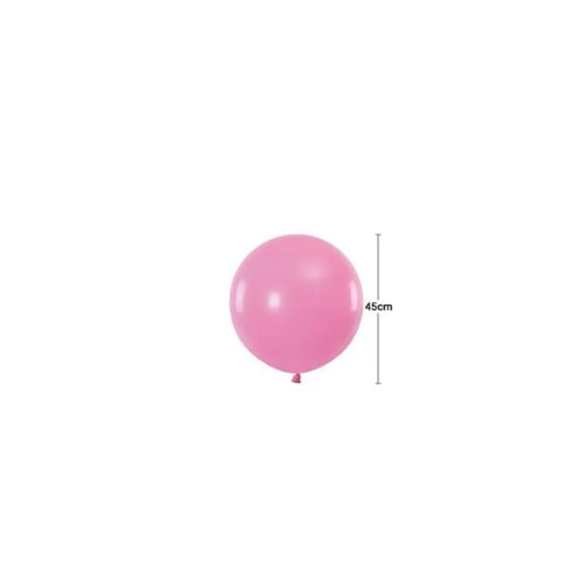 GENERICO - Globos De Látex Color Rojo Rosa Mate 45cm