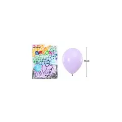 GENERICO - Globos De Látex De Color Pastel Morado 15cm 20pcs