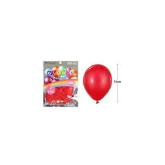 GENERICO - Globos De Látex De Color Rojo Mate 15cm 20pcs