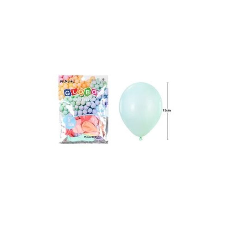 GENERICO - Globos De Látex De Color Pastel Colores Surtidos 15cm 20pcs