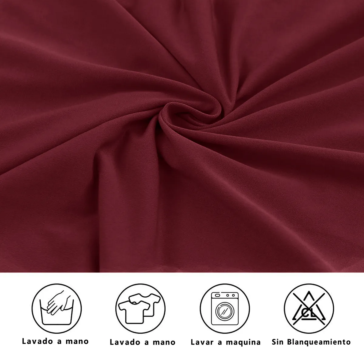 SUPERCENTER - Pack 6 Fundas Cubre Premium Comedor Asientos Tela Gruesa Marrón