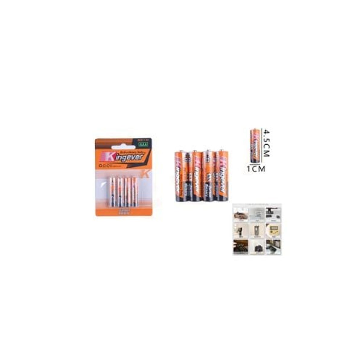 GENERICO - Pilas Triple AAA 4 Pcs