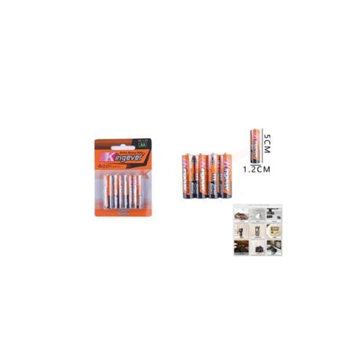 GENERICO - Pilas Doble AA 4 Pcs