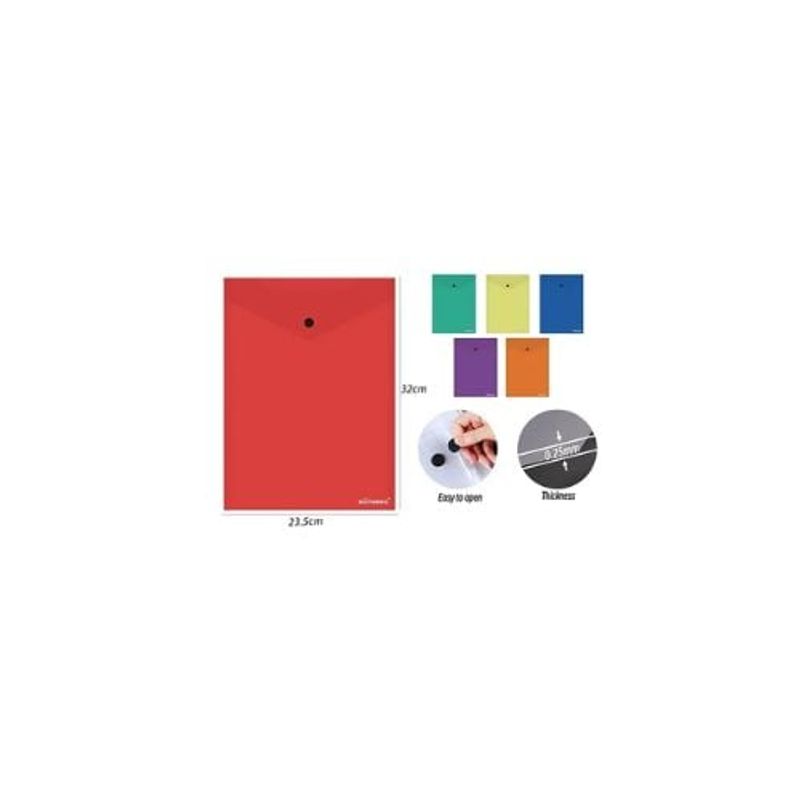 GENERICO - Carpeta Vertical Con Velcro 23 5x32 Cm
