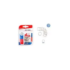GENERICO - Llavero Argolla 2 5 Cm 10 Pcs