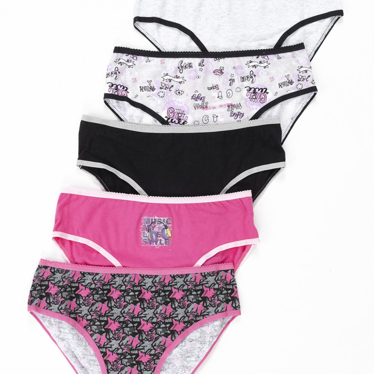 KAYSER - Pack 5x Bikini Algodón P516185-NEG1 Kayser KAYSER