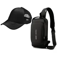GENERICO - Pack Bolso Banano Bandolero + Jockey Regalo Dia Del Padre