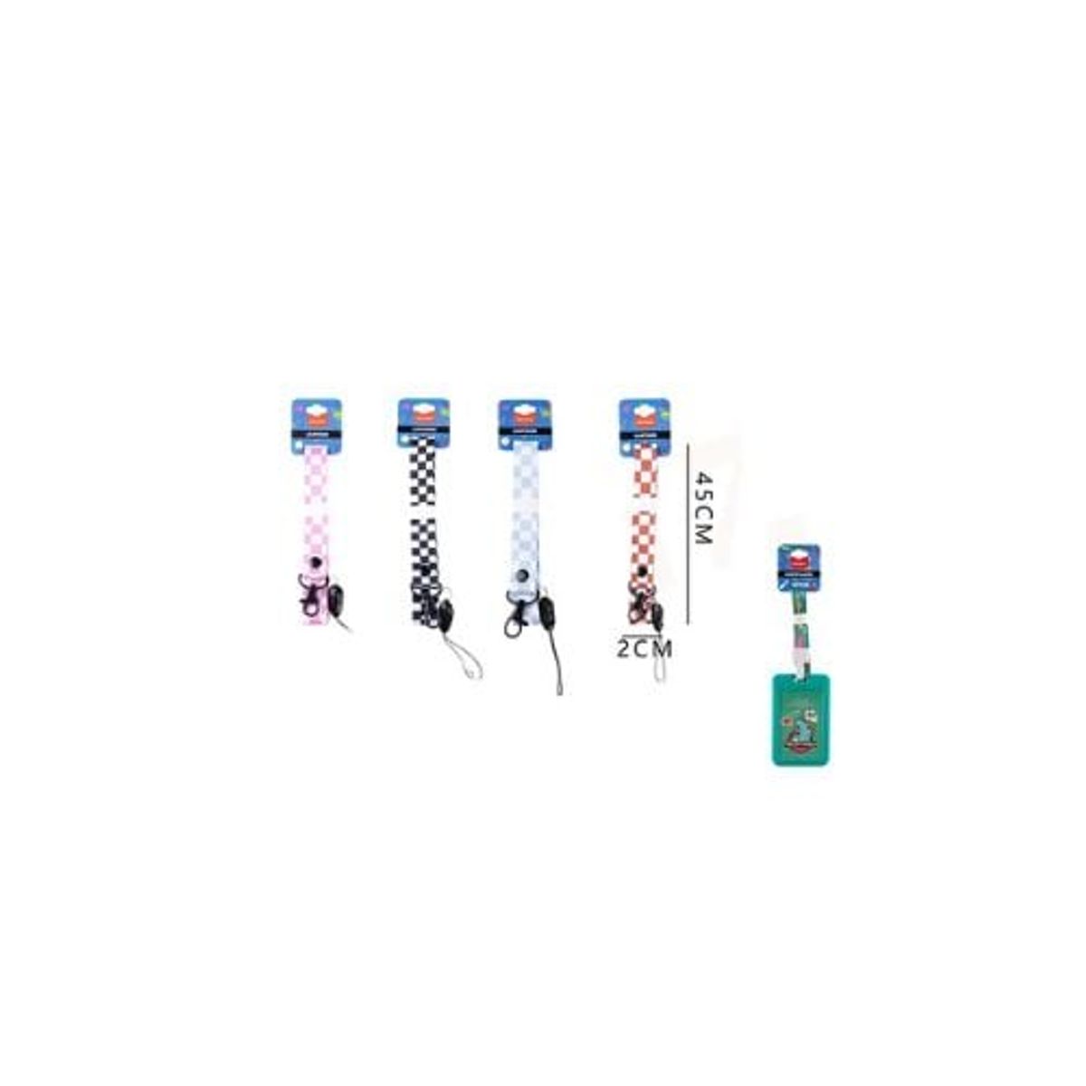 GENERICO - Porta Credencial Cuadrilles 2 x 45 Cm