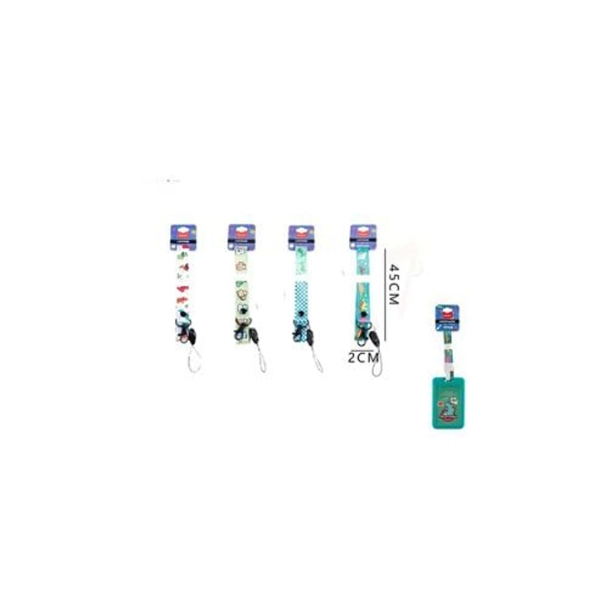 GENERICO - Porta Credenciales Animales 2 x 45 Cm