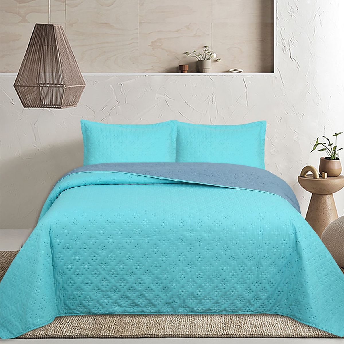 B&B - CUBRECAMA  QUILT BICOLOR 2P