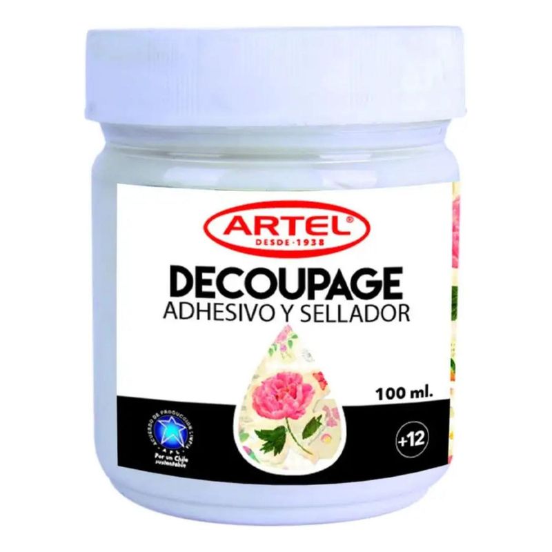 ARTEL - Adhesivo Y Sellador Decoupage 100ml. Artel