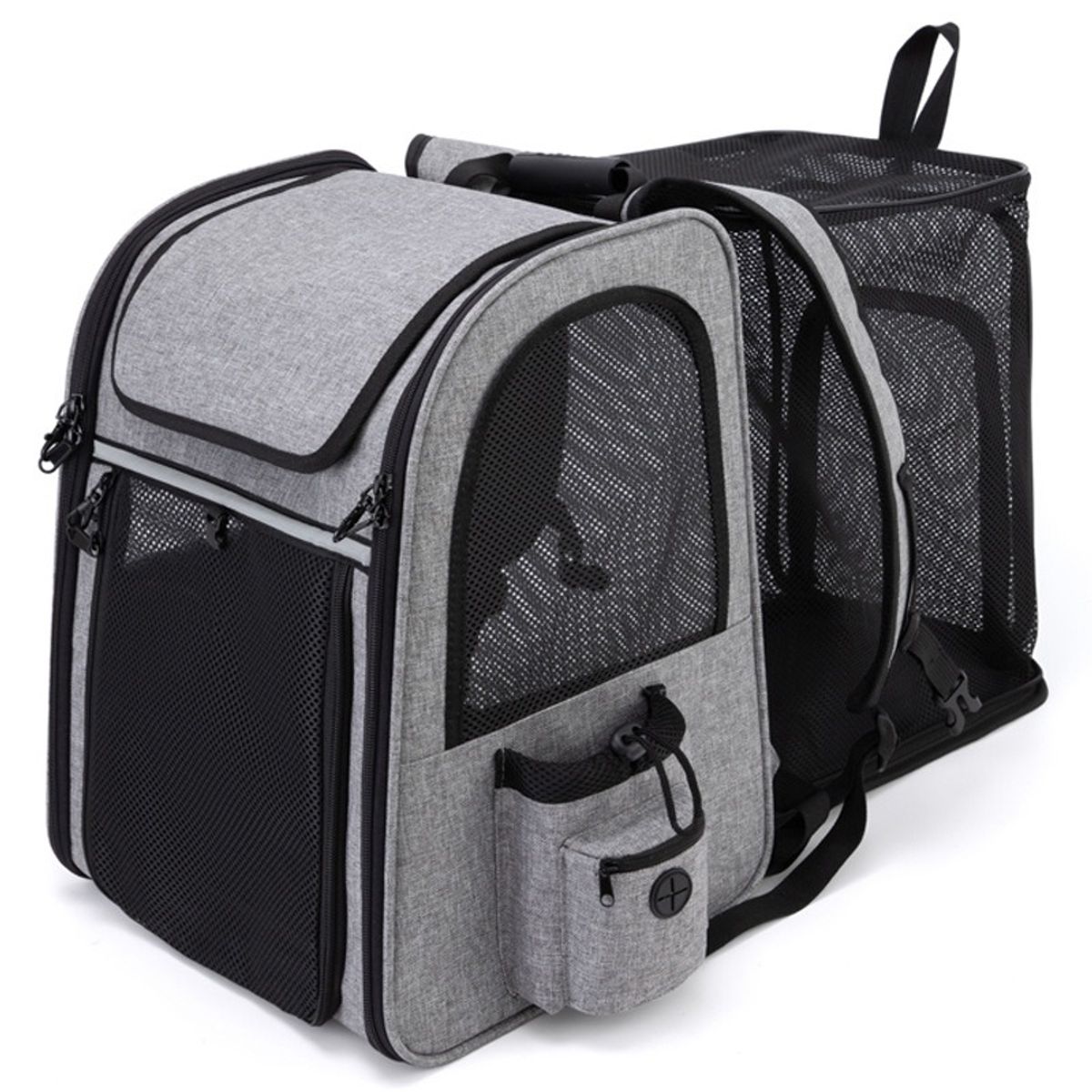 TATEE - Mochila Transportadora De Mascotas Plegable Gatos 43x62x33cm