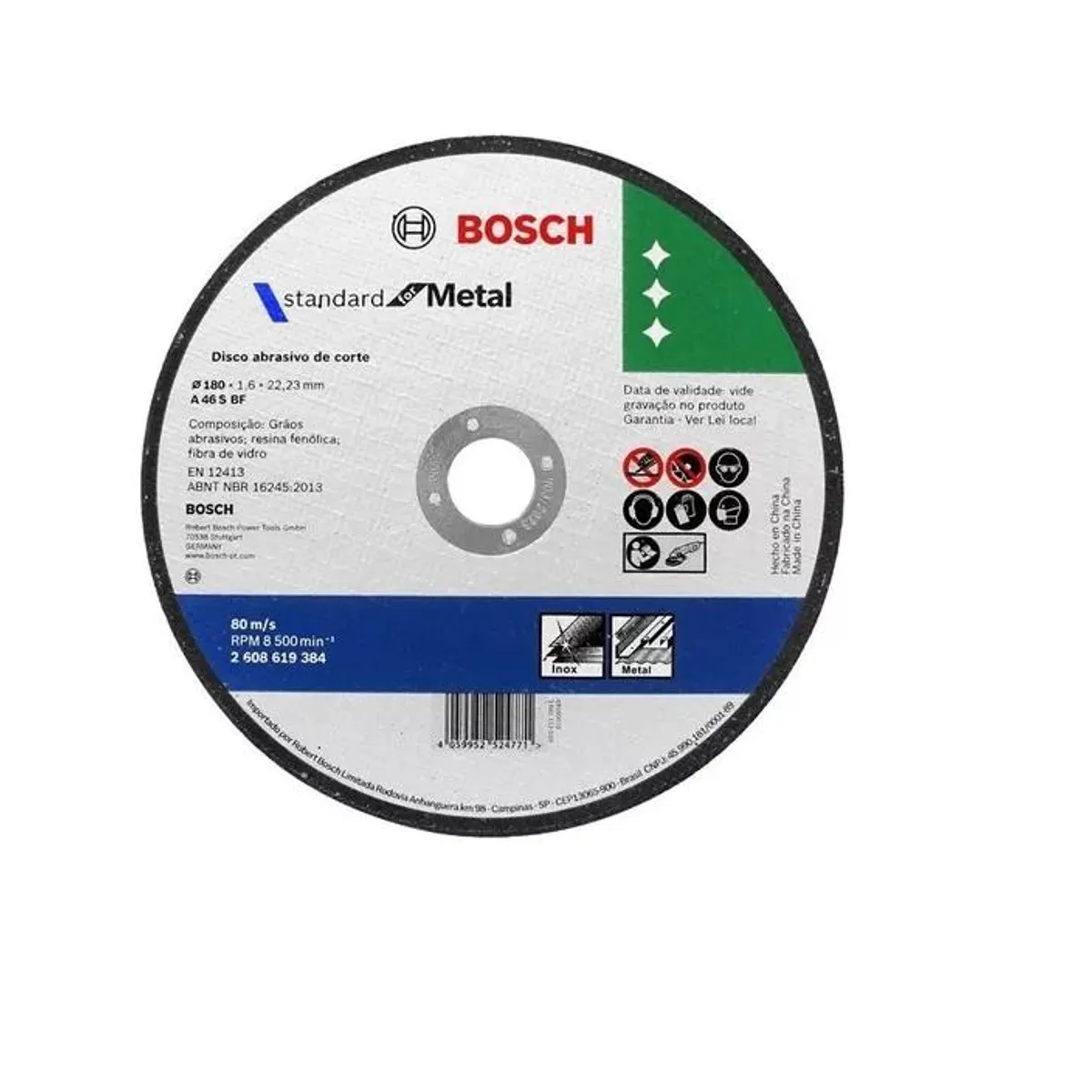 BOSCH - DISCO CORTE BOSCH INOXMETAL 7 16 MM