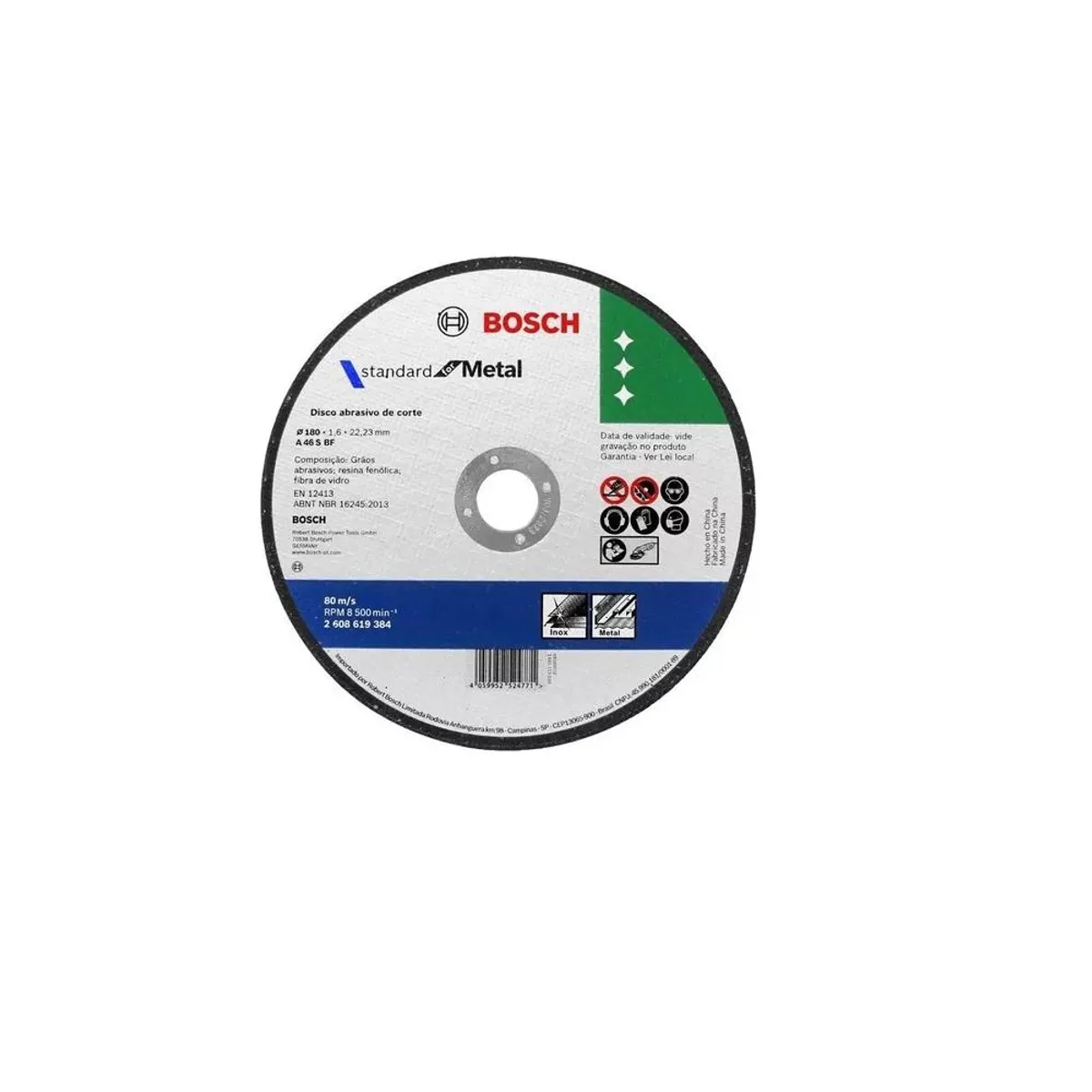 BOSCH - DISCO CORTE BOSCH INOXMETAL 7 16 MM