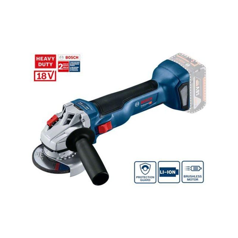 BOSCH - ESMERIL ANGULAR INALAMBRICO BOSCH GWS 18V-10 SIN BAT NI CARG