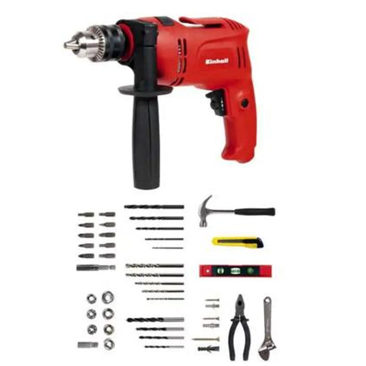 EINHELL - KIT EINHELL TC-ID 650 TALADRO PERCUTOR 13MM - 650W+ACC
