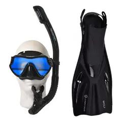 AQUASPORT - Kit Full Vision Pro Filter Blue - Negro