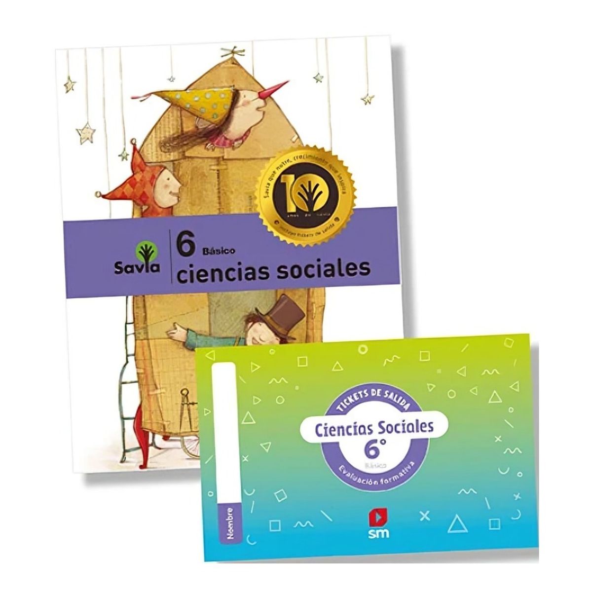 TOP10BOOKS - TEXTO Pack Ciencias Sociales 6° Savia - Ediciones SM