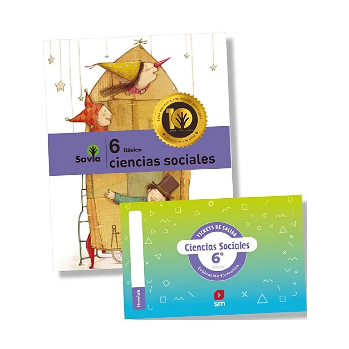 TOP10BOOKS - TEXTO Pack Ciencias Sociales 6° Savia - Ediciones SM