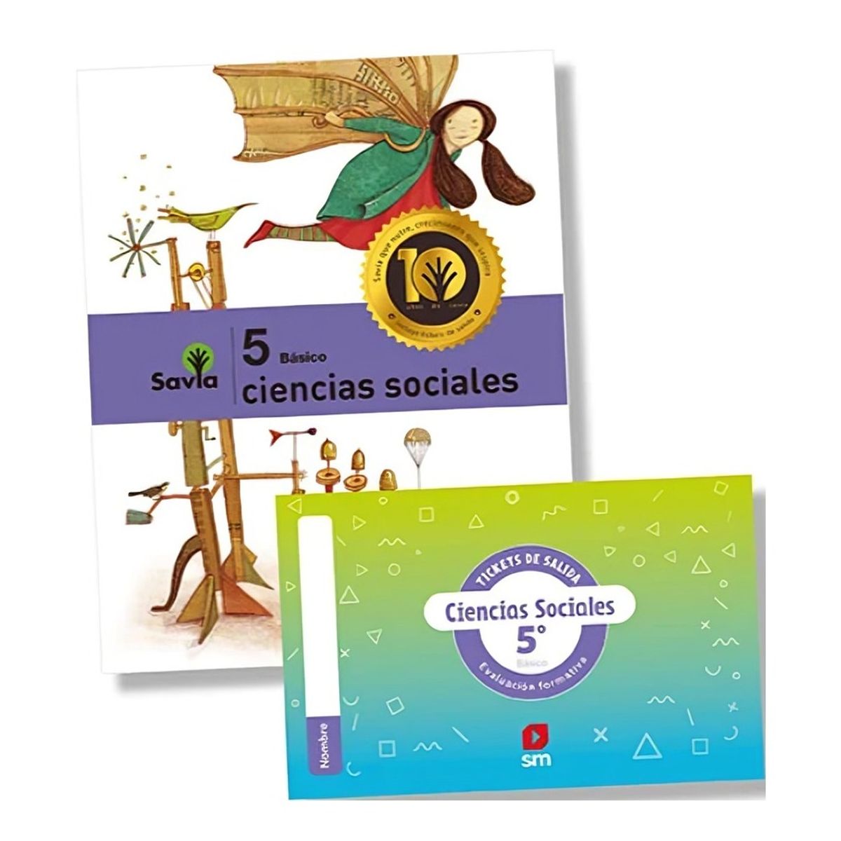TOP10BOOKS - TEXTO Pack Ciencias Sociales 5° Savia - Ediciones SM