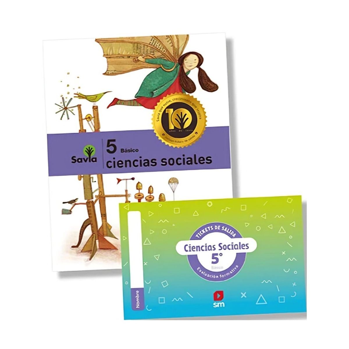 TOP10BOOKS - TEXTO Pack Ciencias Sociales 5° Savia - Ediciones SM
