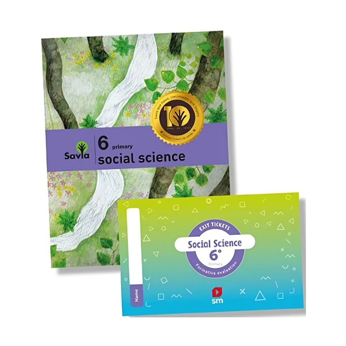 TOP10BOOKS - TEXTO Pack Social Science 6° Savia - Ediciones SM