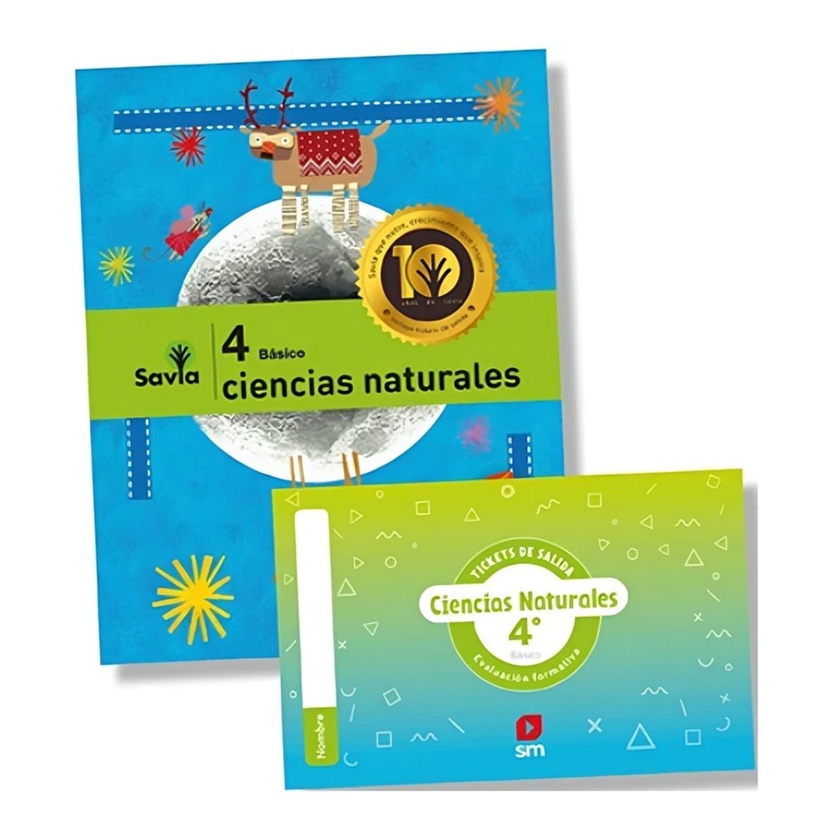 TOP10BOOKS - TEXTO Pack Ciencias Naturales 4° Savia - Ediciones SM
