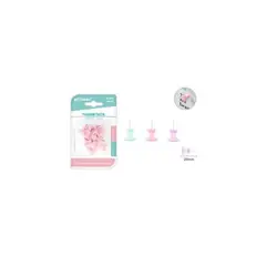 GENERICO - Chinche Push Pin Pastel 26 Mm 10 Pcs