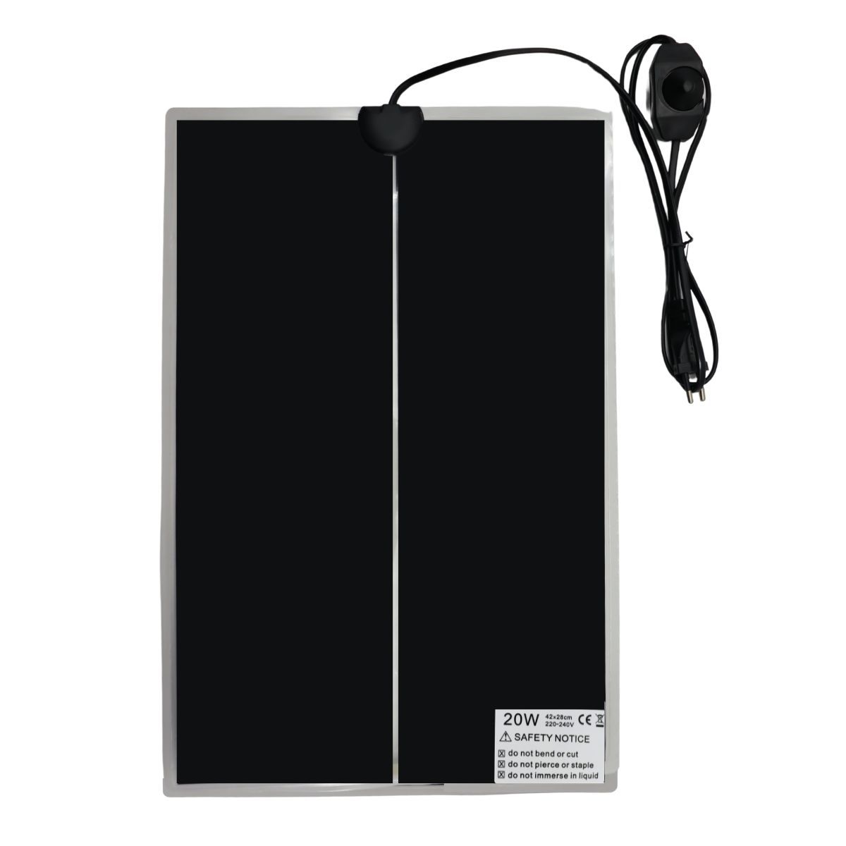 GENERICO - Placa Calefactora 20W Exo Mat Con Regulador