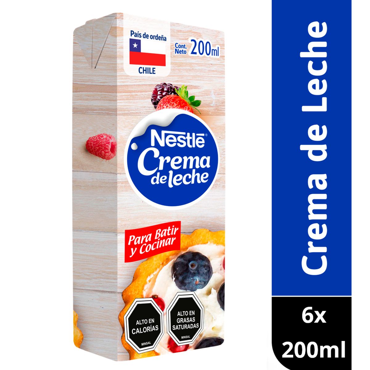 NESTLE - Crema de leche NESTLÉ®  Leche Multipack 6x200ml