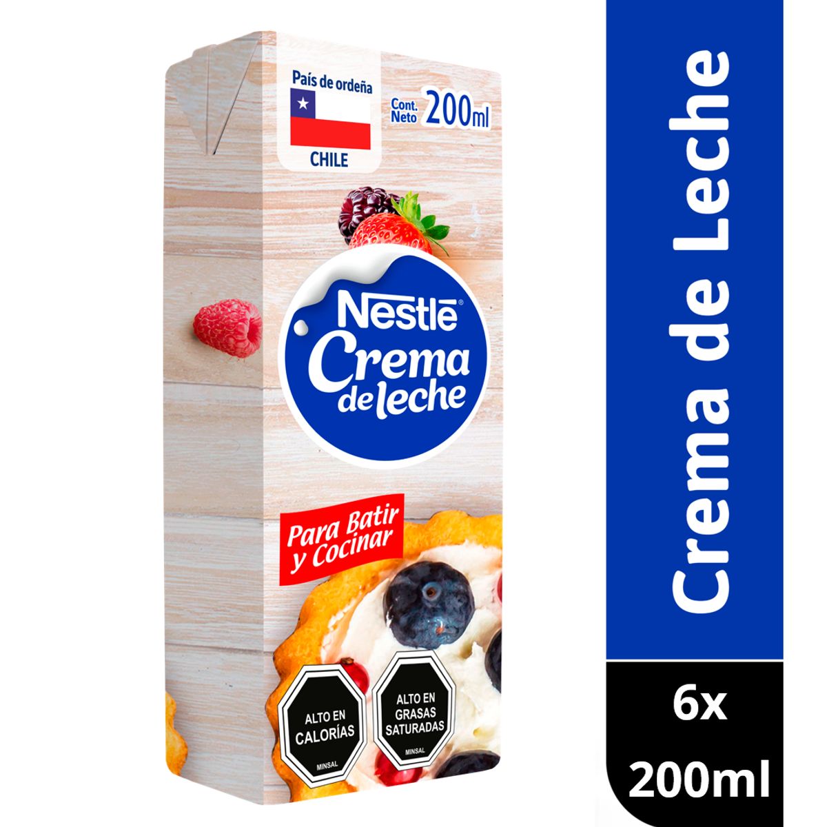 NESTLE - Crema de leche NESTLÉ®  Leche Multipack 6x200ml