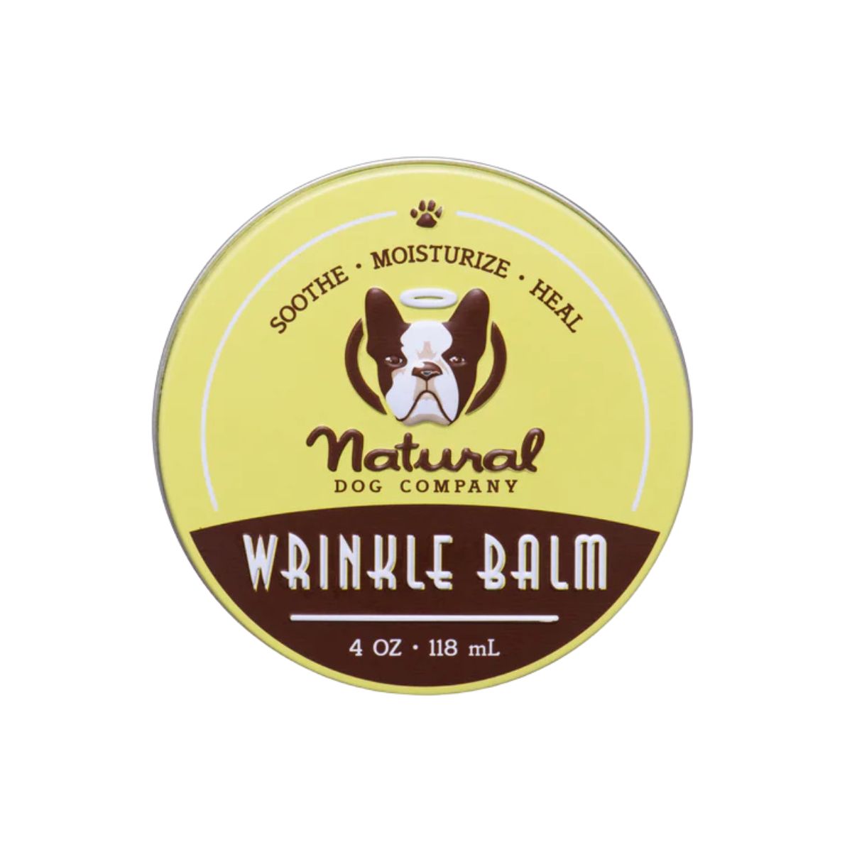 NATURAL DOG COMPANY - Bálsamo para Pliegues Piel de Perros Wrinkle Balm Lata 118ml