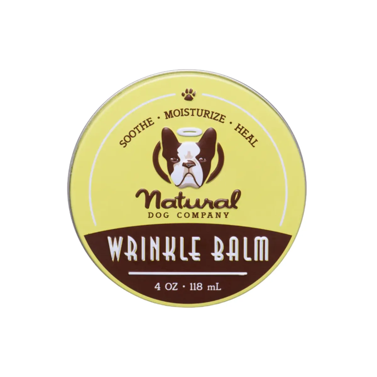 NATURAL DOG COMPANY - Bálsamo para Pliegues Piel de Perros Wrinkle Balm Lata 118ml