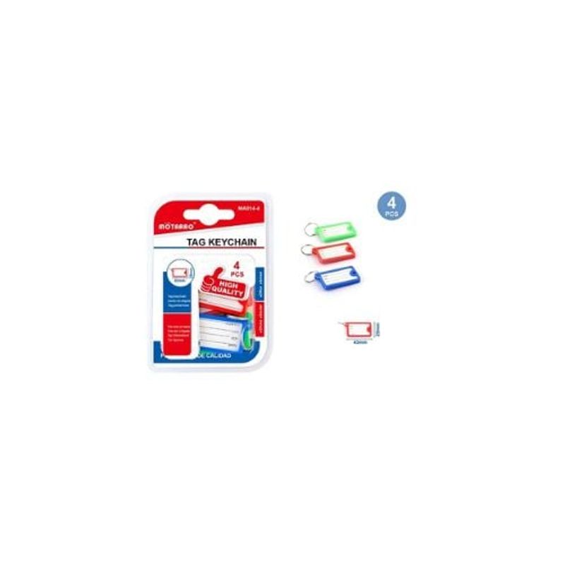 GENERICO - Identificador De Llave 43 Mm 4 Pcs