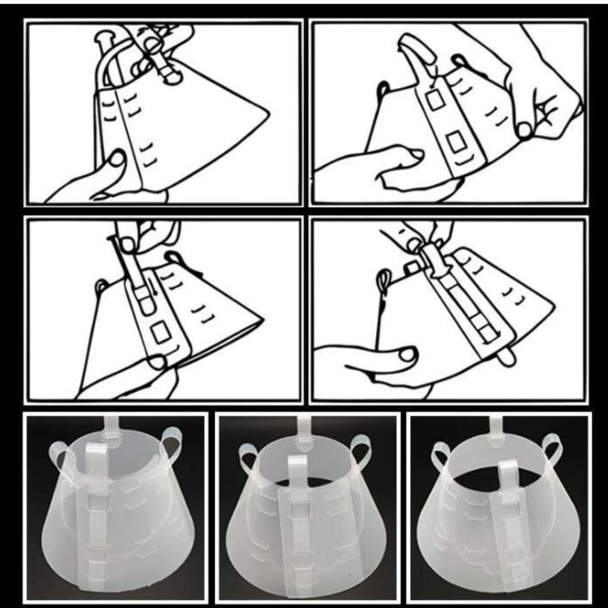 GENERICO - Collar Isabelino 30cm Mascotas Cono Para Perro