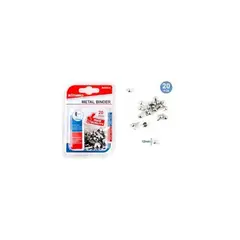 GENERICO - Chinche Mariposa Plateado 12 Mm 20 Pcs