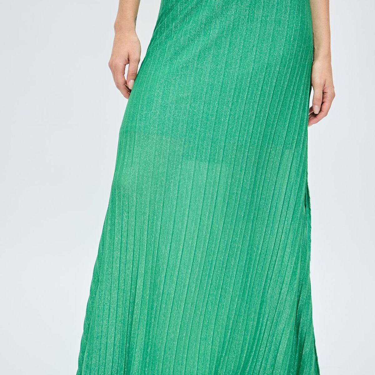 IO - Falda Larga Verde Musgo Mujer Io