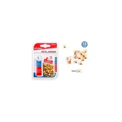 GENERICO - Chinche Mariposa Dorado 15 Mm 15 Pcs