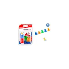 GENERICO - Clip De Carpeta Plástico 5 Pcs