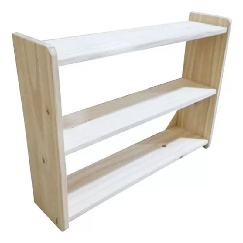 GENERICO - Repisas/ Estantes Montessori De Madera 3 Estantes