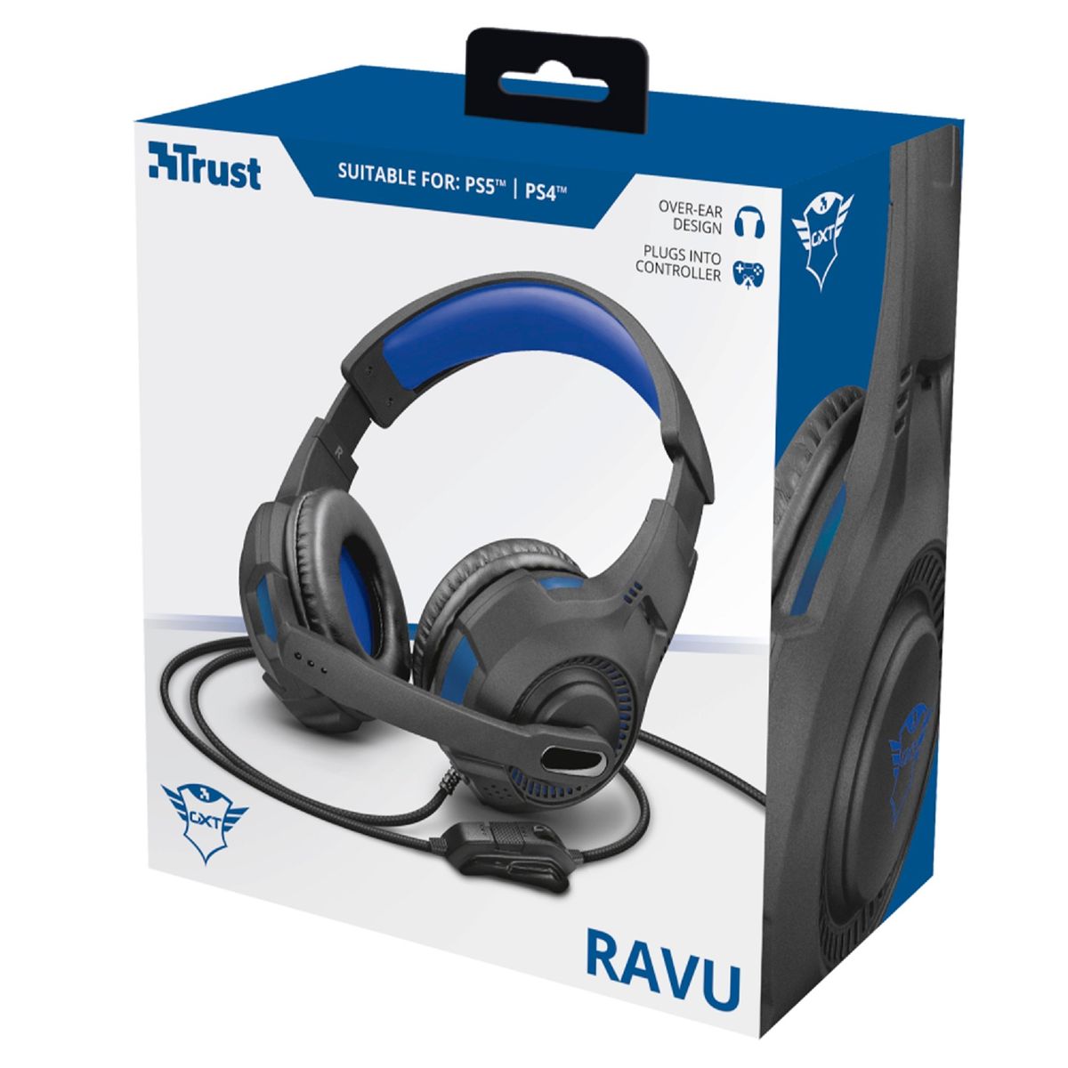 TRUST - AUDIFONO GAMER TRUST RAVU BLUE GXT307