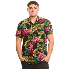 MPROPIA - Camisa Guayabera Manga Corta Fashion Hombre Diseño Botones 090